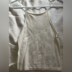 Poof New York Summer Tank Top Off-White Strappy Top